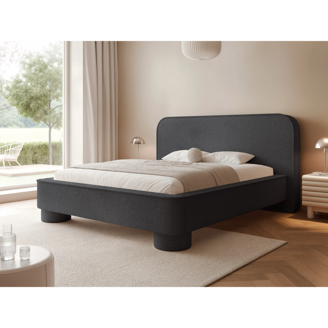 Łóżko tapicerowane Aurora – nowoczesny design i komfort w Twojej sypialni