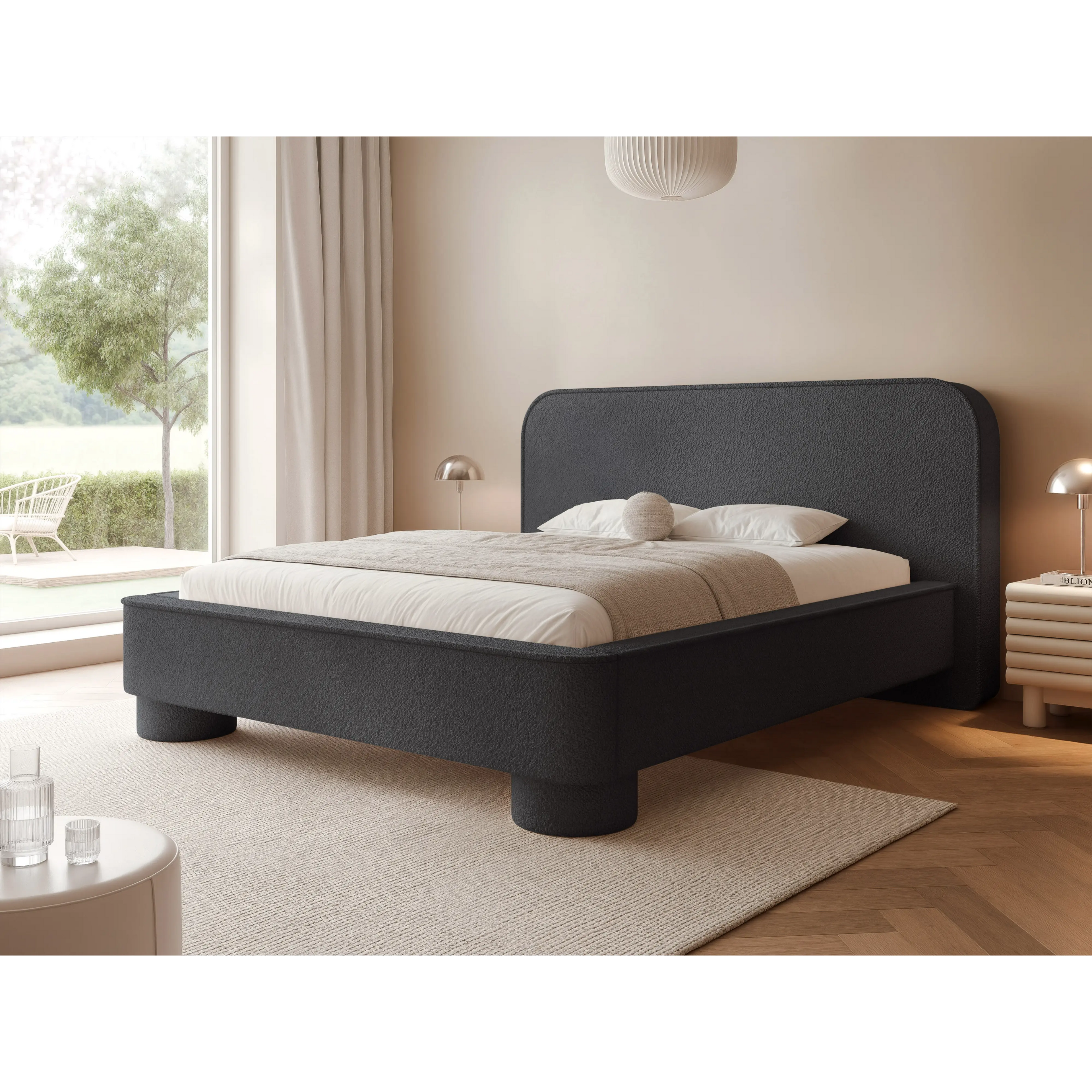 Łóżko tapicerowane Aurora – nowoczesny design i komfort w Twojej sypialni