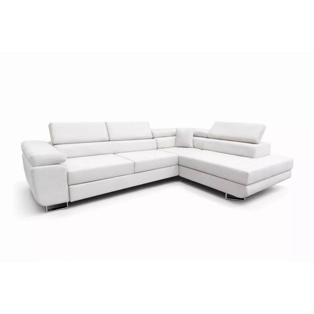 Narożnik z funkcją spania i pojemnikiem Lumo Comfort