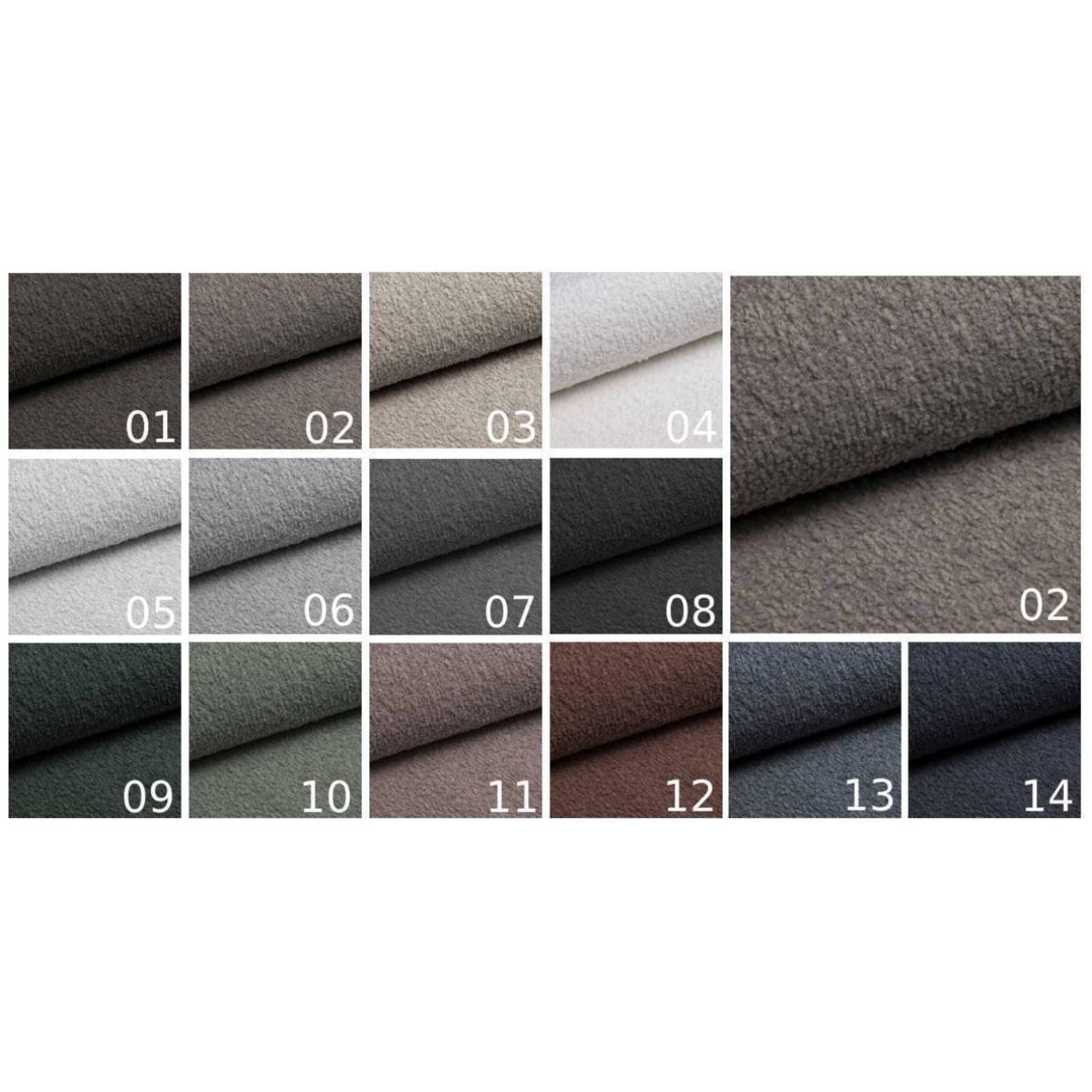 Łóżko tapicerowane MONTEO SLIM - Tkanina Abriamo