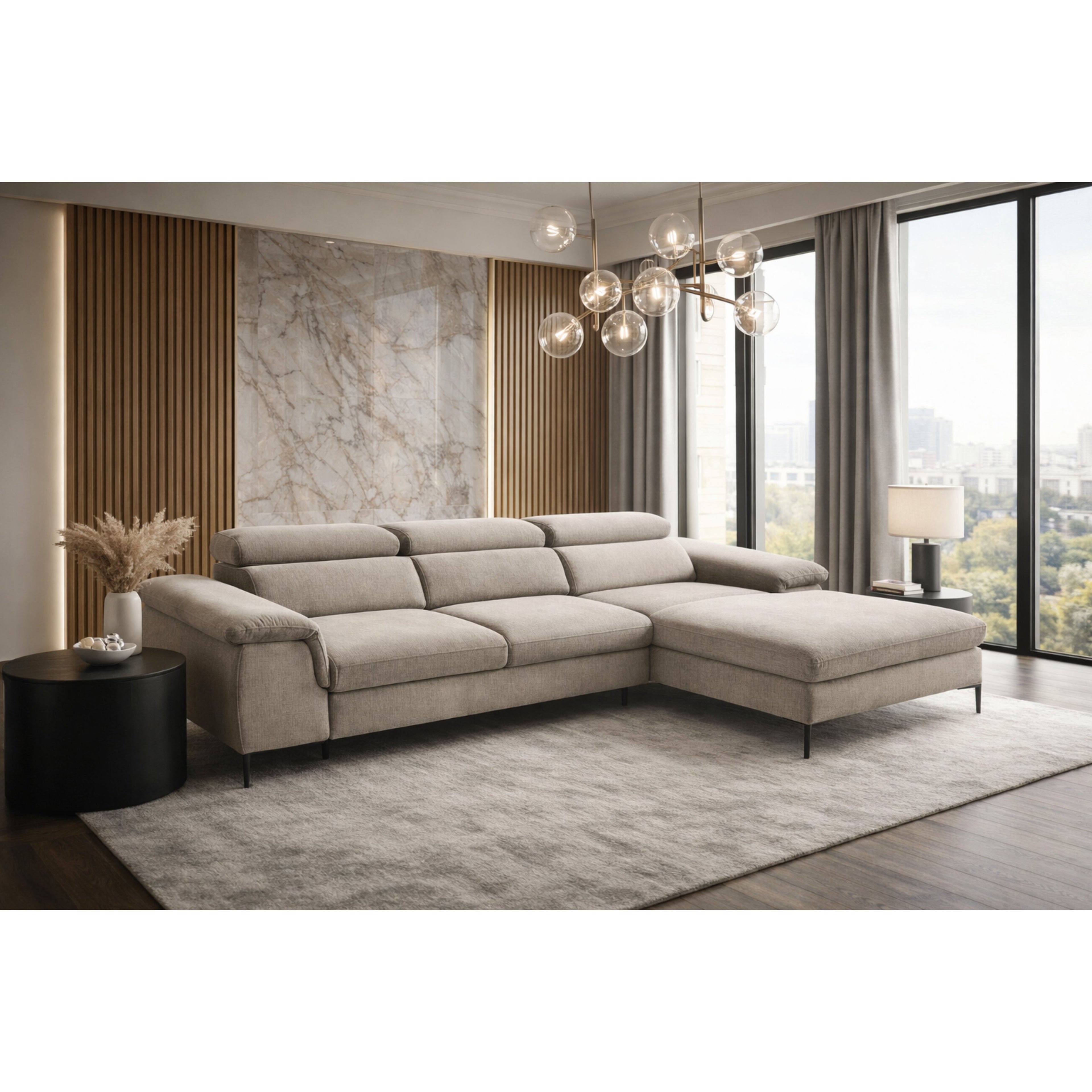 Narożnik Comfy M – kompaktowy komfort w eleganckiej formie