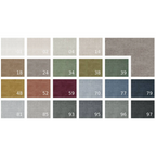 Łóżko tapicerowane LUNARA SLIM - Tkanina Cremona