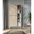 Regał boho Aurelia RG80 beż piaskowy