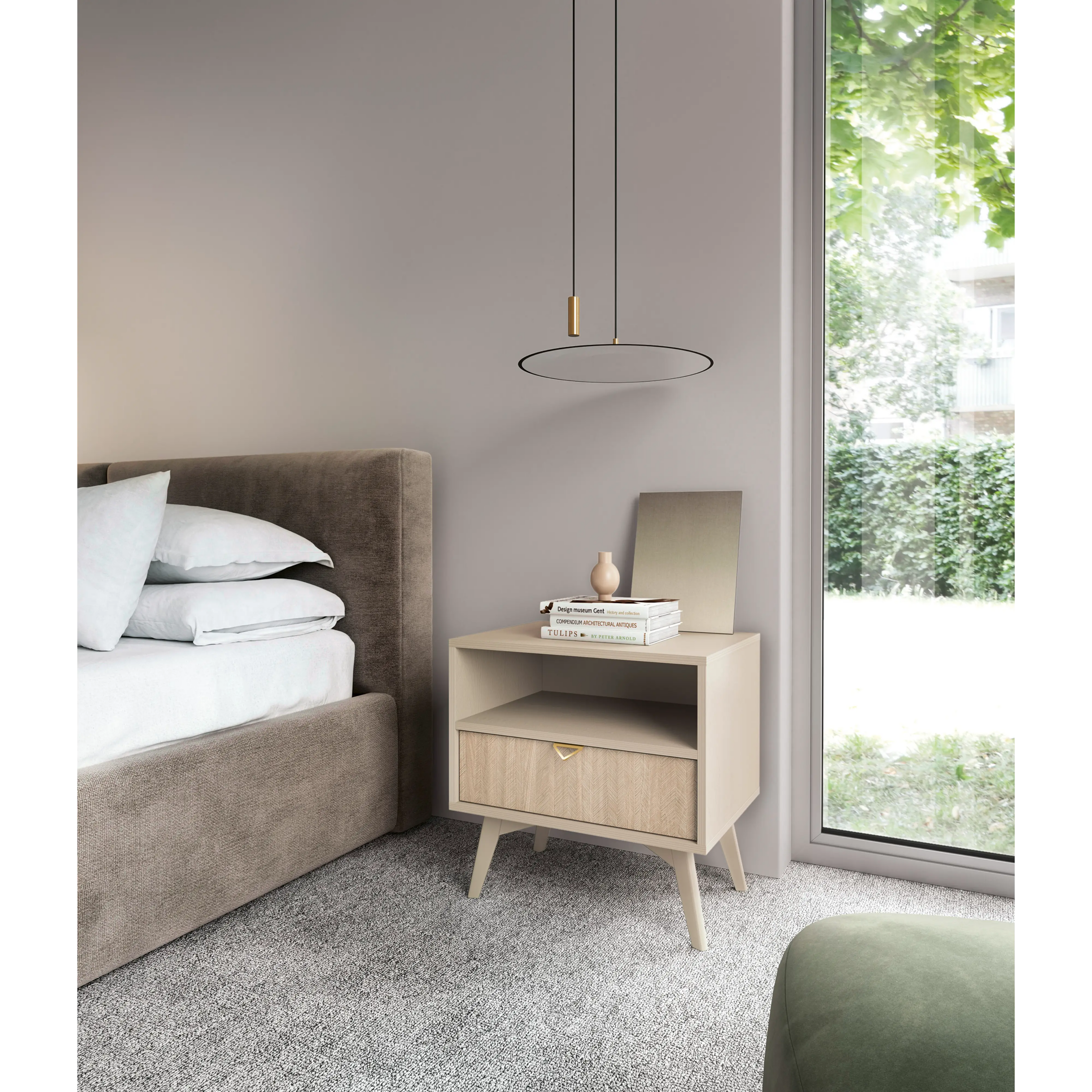 Szafka nocna Aurelia Beż piaskowy