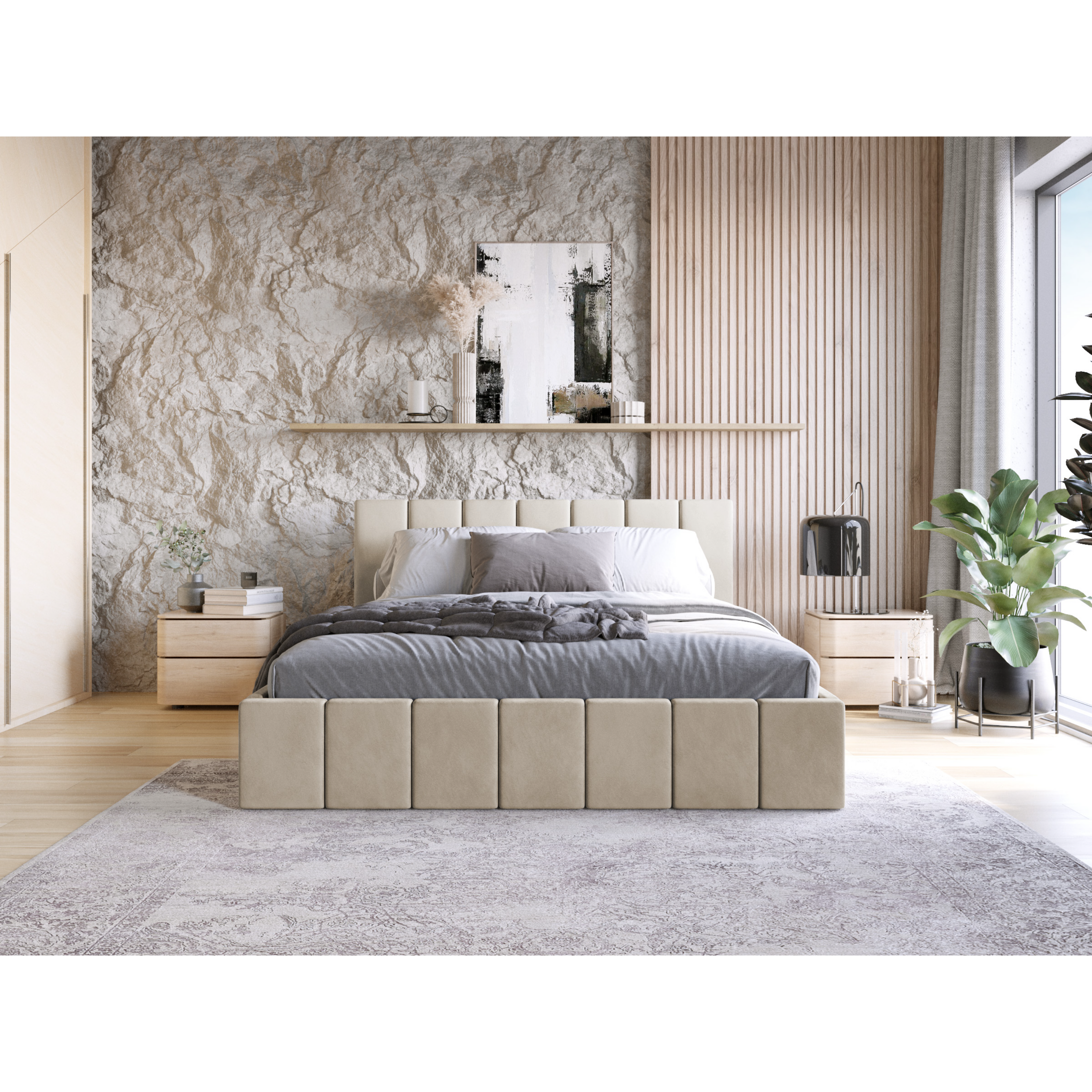 Łóżko tapicerowane LUNARO SOFTLINE