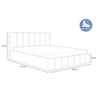 Łóżko tapicerowane LUNARO SOFTLINE