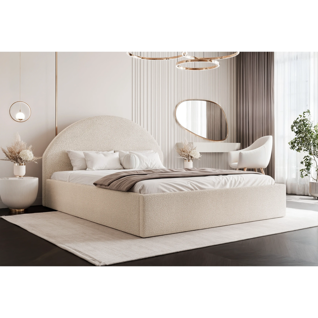 Łóżko tapicerowane Aurea SLIM - Tkanina Quelle