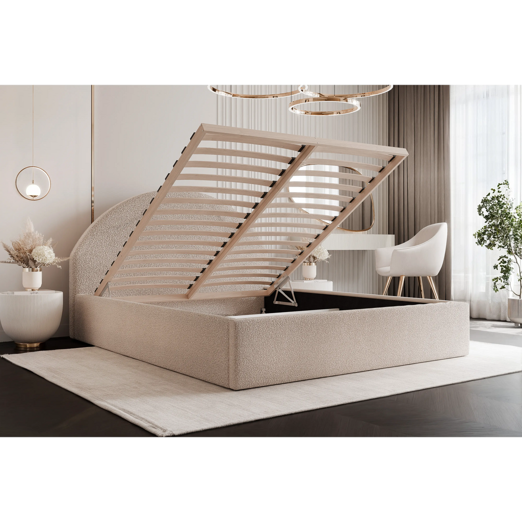 Łóżko tapicerowane Aurea SLIM - Tkanina Quelle