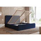 Łóżko tapicerowane LUNARA SLIM - Tkanina Dream Velvet