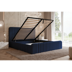 Łóżko tapicerowane LUNARA SLIM - Tkanina Dream Velvet