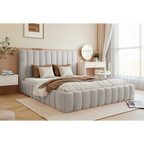 Łóżko tapicerowane MONTEO SLIM - Tkanina Velutto