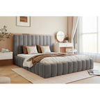 Łóżko tapicerowane MONTEO SLIM - Tkanina Velutto