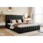 Łóżko tapicerowane MONTEO SLIM - Tkanina Velutto