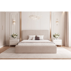 Łóżko tapicerowane VELORA SLIM - Tkanina Poso