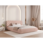 Łóżko tapicerowane CELESTE SLIM - Tkanina Matt Velvet