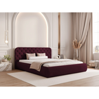 Łóżko tapicerowane CELESTE SLIM - Tkanina Matt Velvet