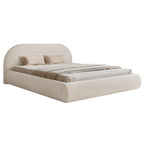 Łóżko tapicerowane NOÉVA SLIM - Tkanina Monte