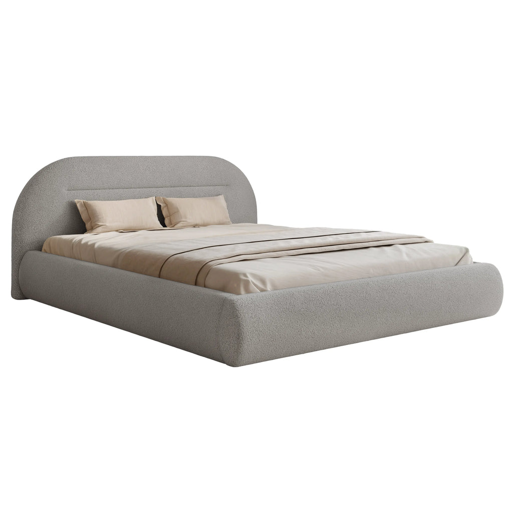 Łóżko tapicerowane NOÉVA SLIM - Tkanina Monte