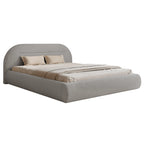 Łóżko tapicerowane NOÉVA SLIM - Tkanina Monte