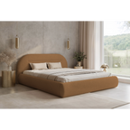 Łóżko tapicerowane NOÉVA SLIM - Tkanina Monte