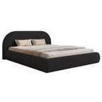 Łóżko tapicerowane NOÉVA SLIM - Tkanina Monte