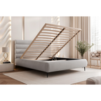 Łóżko tapicerowane VELARO SOFT ROLL AIR na nóżkach 120–200x200