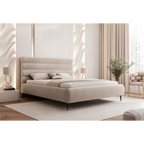 Łóżko tapicerowane VELARO SOFT ROLL AIR na nóżkach 120–200x200