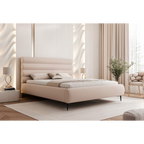 Łóżko tapicerowane VELARO SOFT ROLL AIR na nóżkach 120–200x200