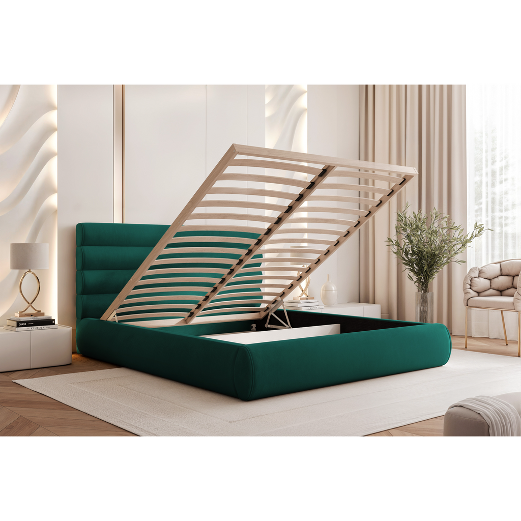 Łóżko tapicerowane VELARO SOFT ROLL 120–200x200