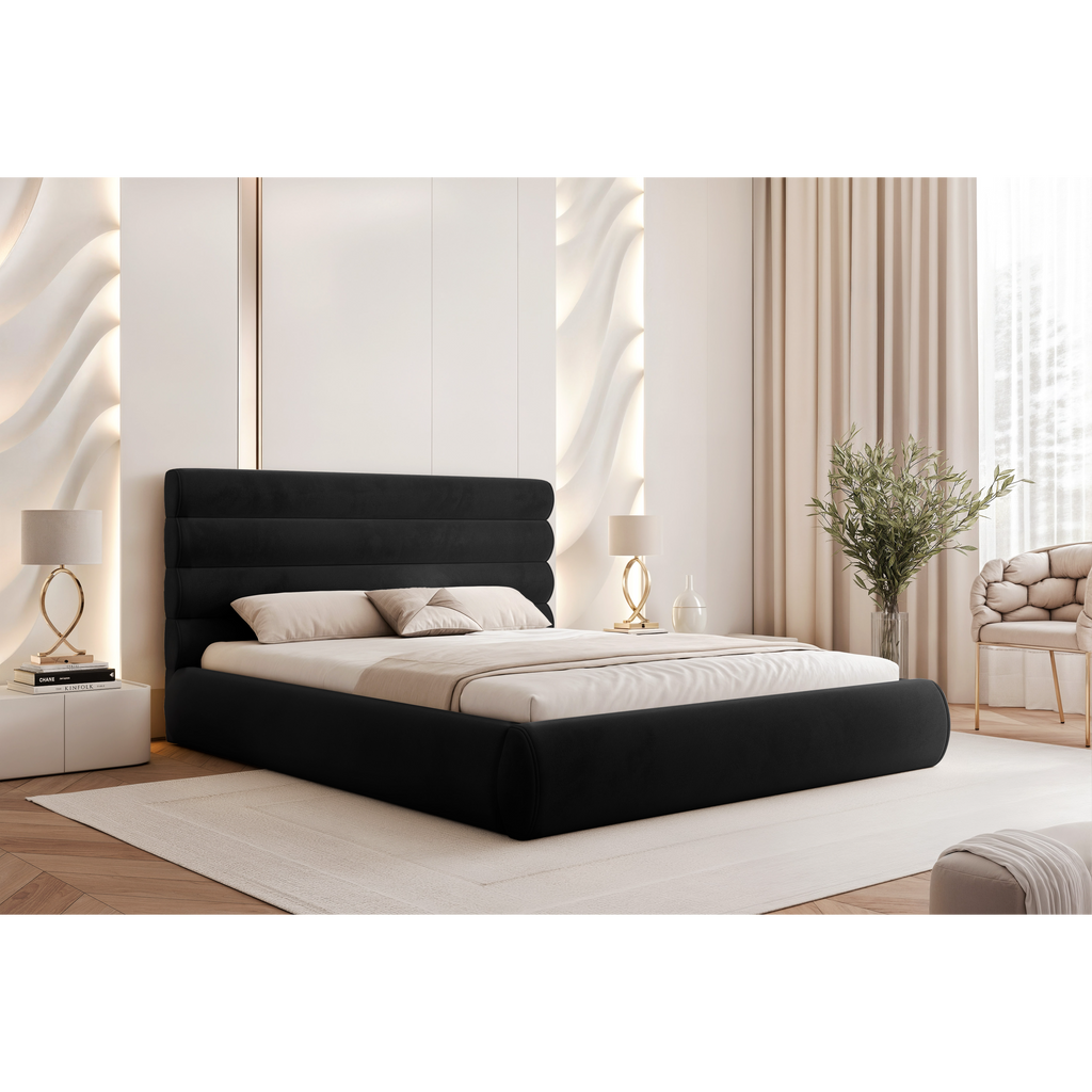 Łóżko tapicerowane VELARO SOFT ROLL 120–200x200