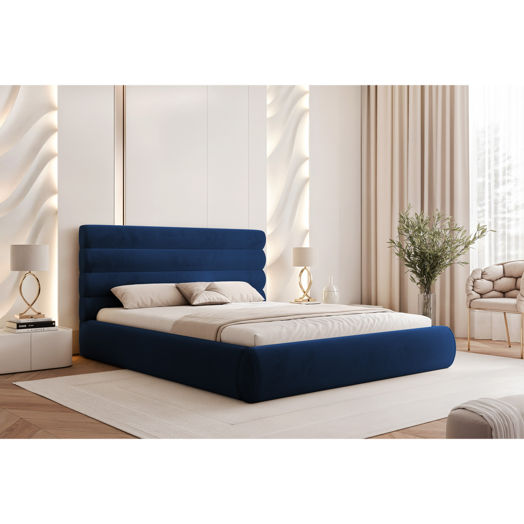 Łóżko tapicerowane VELARO SOFT ROLL 120–200x200