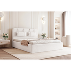 Łóżko tapicerowane AURELIA SLIM - Tkanina Quelle