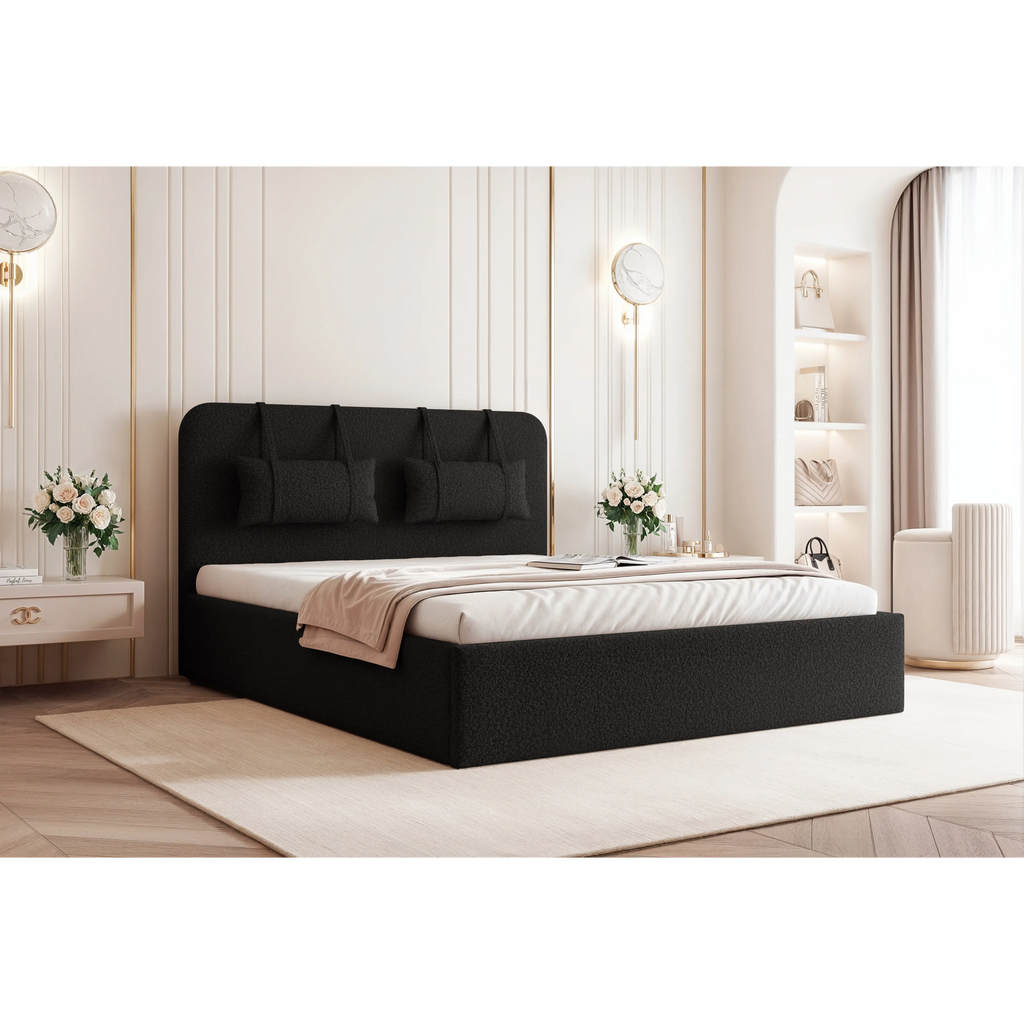 Łóżko tapicerowane AURELIA SLIM - Tkanina Quelle