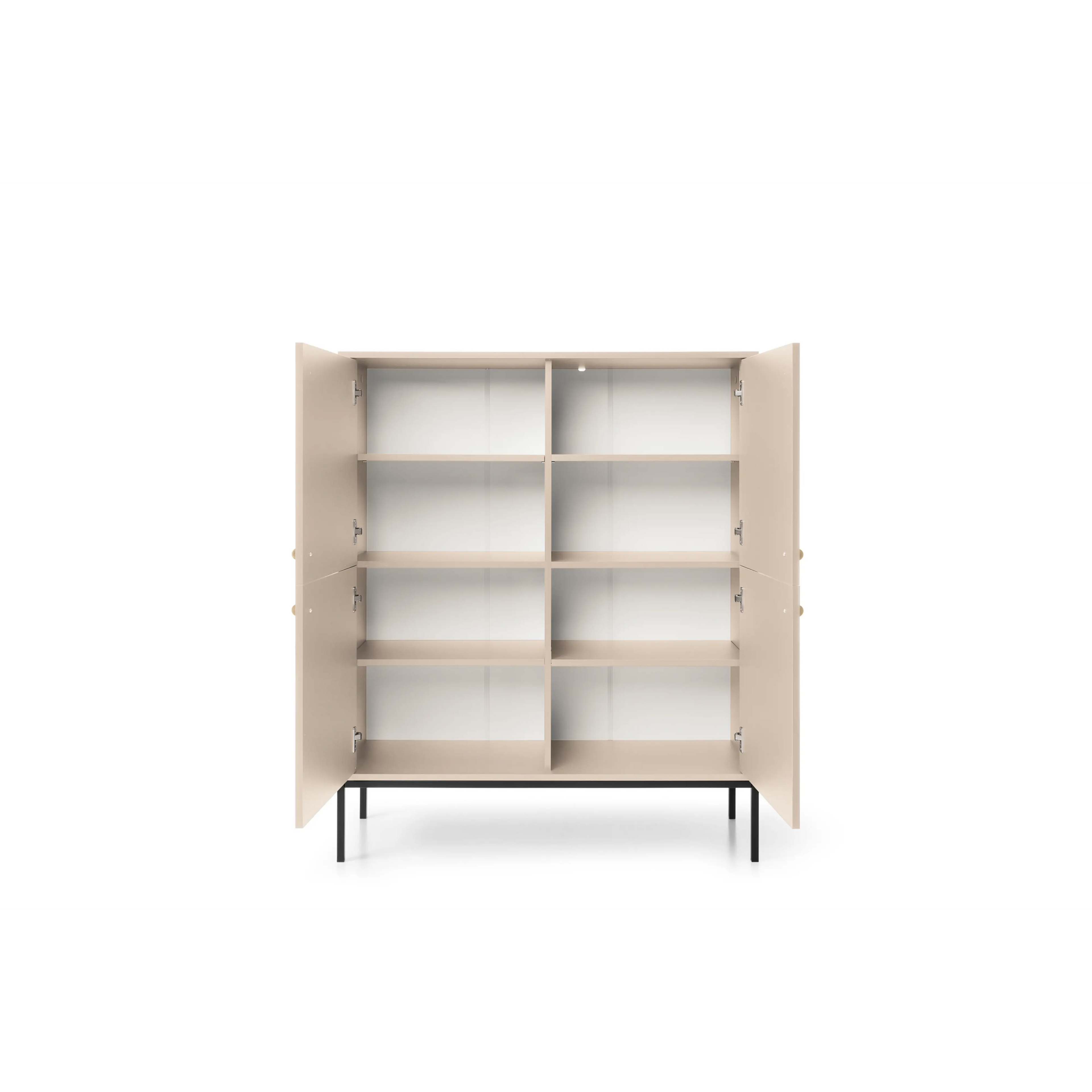 Komoda Czterodrzwiowa Beż Piaskowy MK104 MONO