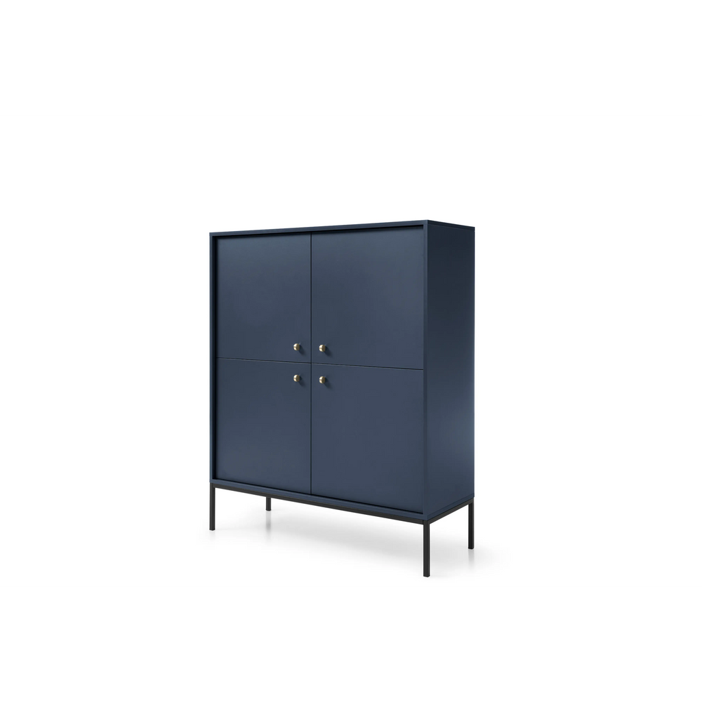 Komoda Czterodrzwiowa Granat MK104 MONO