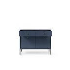 Komoda Dwudrzwiowa z Szufladami Granat MKSZ104 MONO