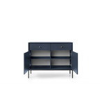 Komoda Dwudrzwiowa z Szufladami Granat MKSZ104 MONO