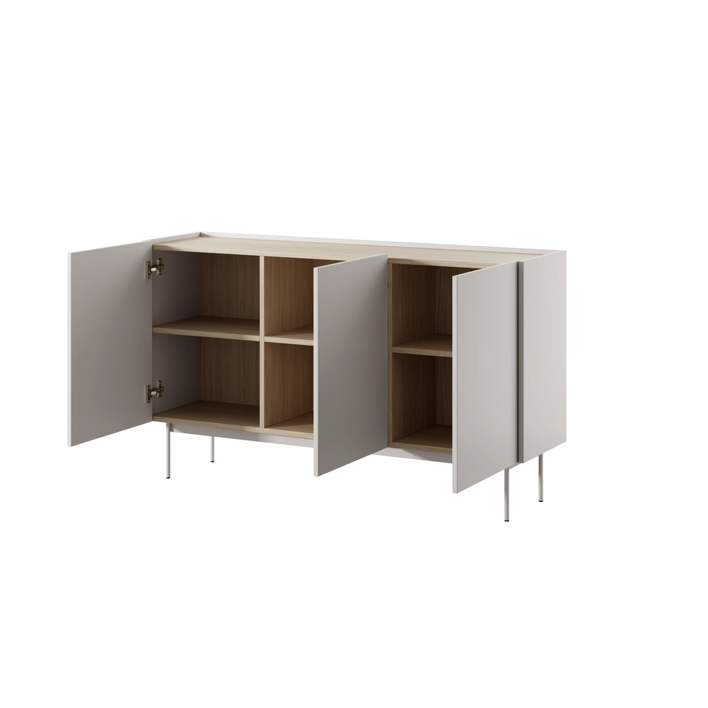 Komoda Trzydrzwiowa 144cm Kaszmir COLOR