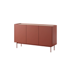 Komoda Trzydrzwiowa 144cm Ceramic Red COLOR