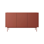 Komoda Trzydrzwiowa 144cm Ceramic Red COLOR