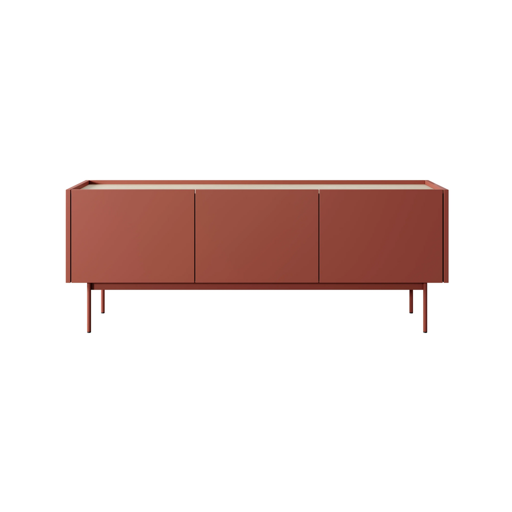Szafka RTV-144 Trzydrzwiowa Ceramic Red COLOR