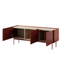 Szafka RTV-144 Trzydrzwiowa Ceramic Red COLOR