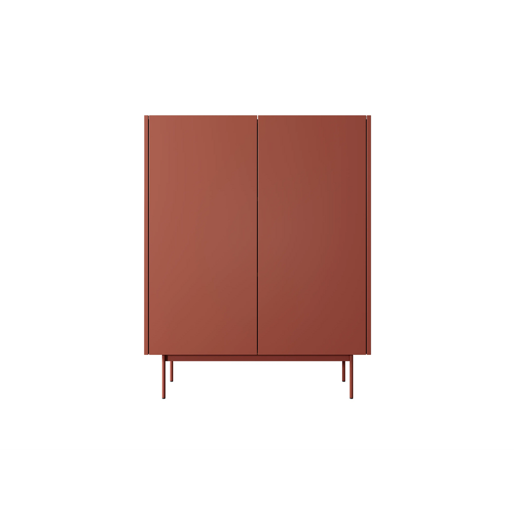 Komoda Dwudrzwiowa KD97 Ceramic Red COLOR