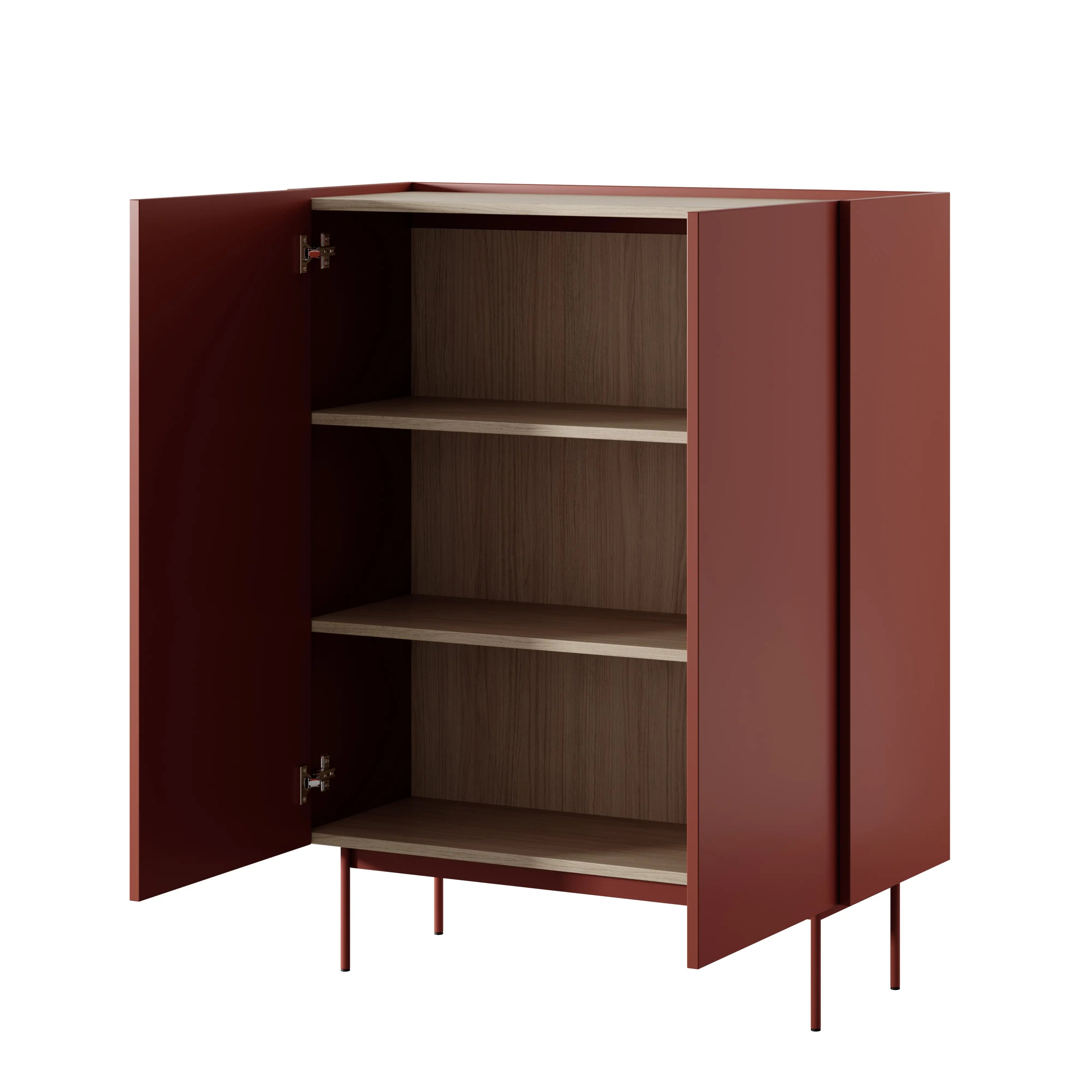 Komoda Dwudrzwiowa KD97 Ceramic Red COLOR