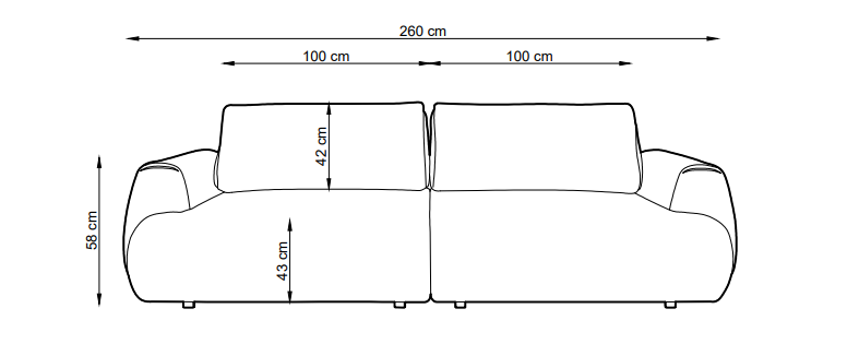 Sofa Sereno - Minimalistyczna forma i codzienny komfort