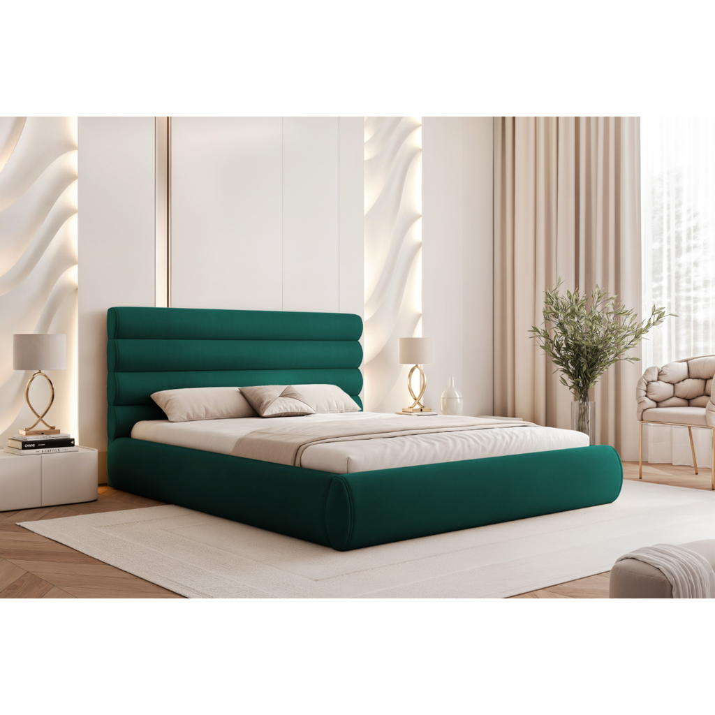 Łóżko tapicerowane VELARO SOFT ROLL 120–200x200