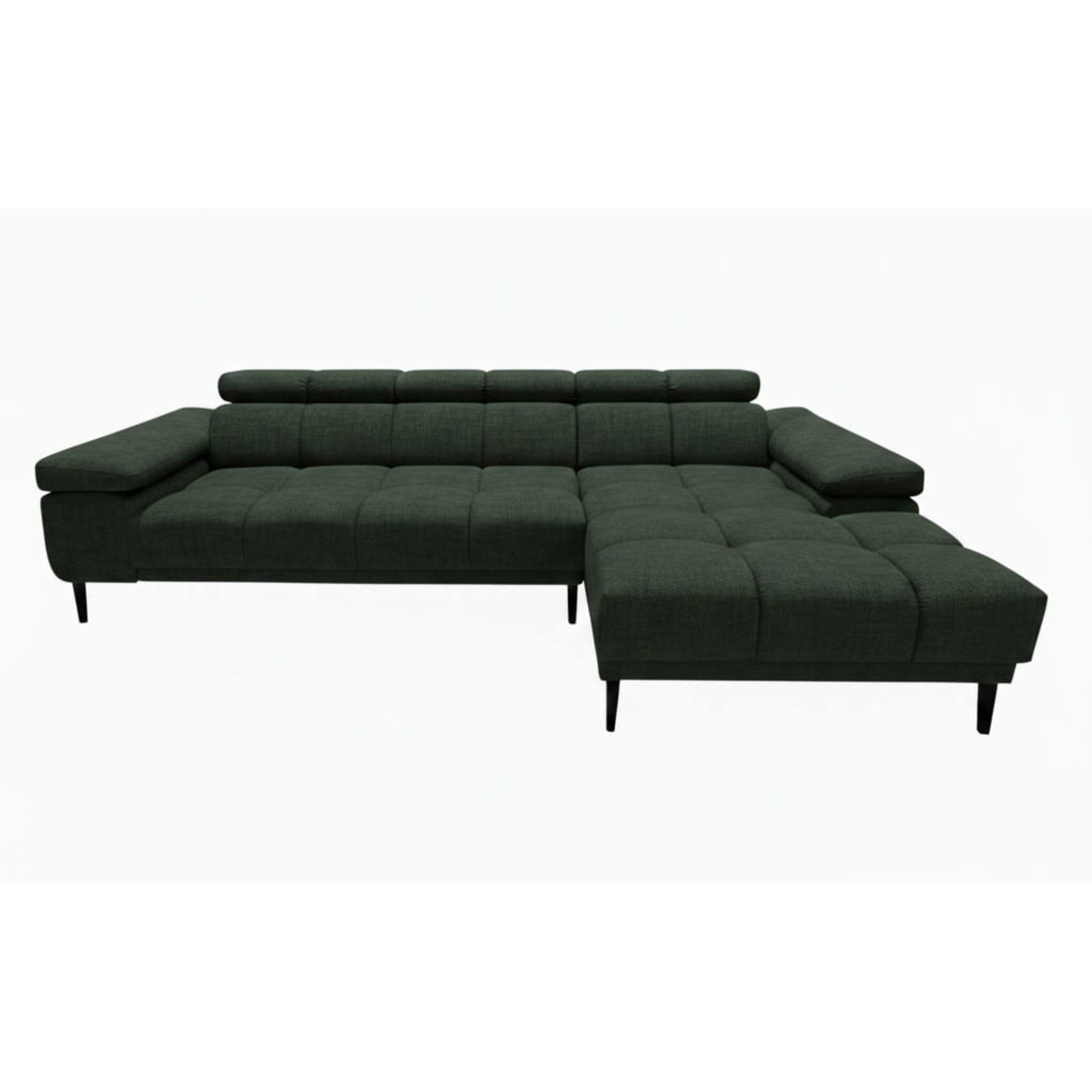Narożnik 300 cm Zieleń nowoczesny Relaxio Motion Corner z el.funkcją wysuwu siedziska