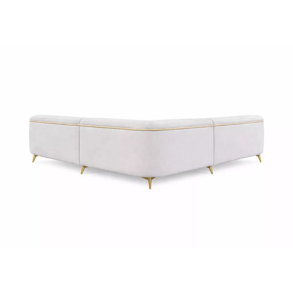 Narożnik nowoczesny Lunaro Gold Curve