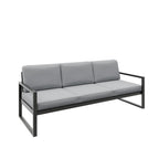 Zestaw mebli ogrodowych – sofa 3-osobowa + sofa 2-osobowa + fotel + stolik